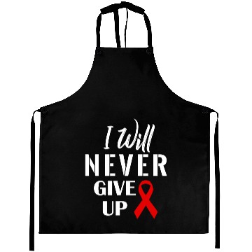 Discover I will Never Give Up Aprons