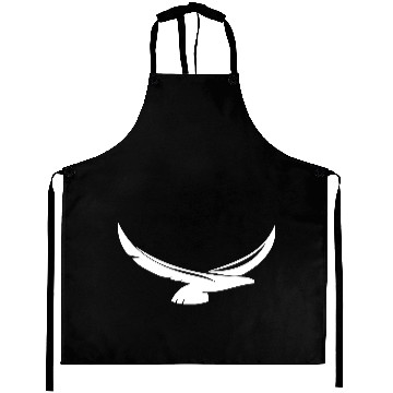 Discover Metallic Seagull Logo Aprons