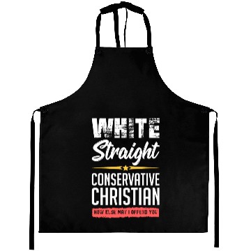 Discover Funny political conservative Christian gift idea Aprons