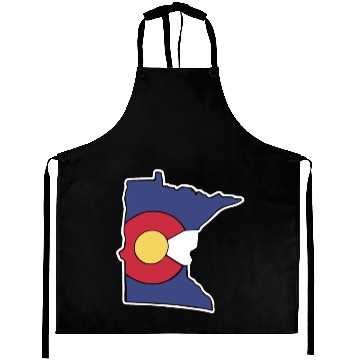 Discover Colorado Flag Minnesota State minnesota grandpa Aprons