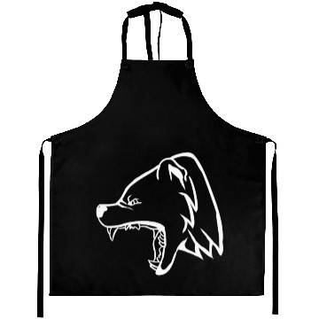 Discover Ferocious Wolverine (White) Aprons