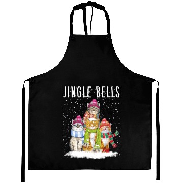 Discover cat jingle bells Aprons