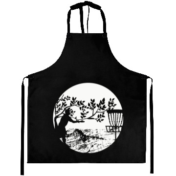 Discover Vintage Disc Golf Discgolf Frisbee Geschenk Aprons