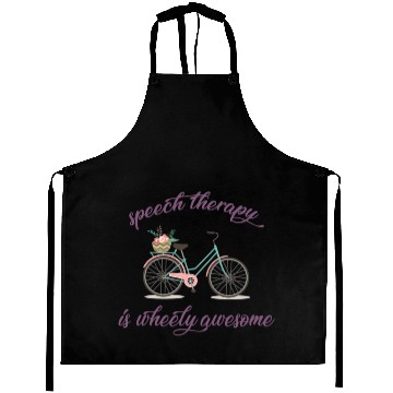 Discover Speech Therapy is wheely Awesome Aprons