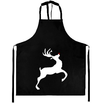Discover Rudolph red nose reindeer xmas time Aprons