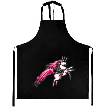 Discover Death Rides a Pink Pony Aprons