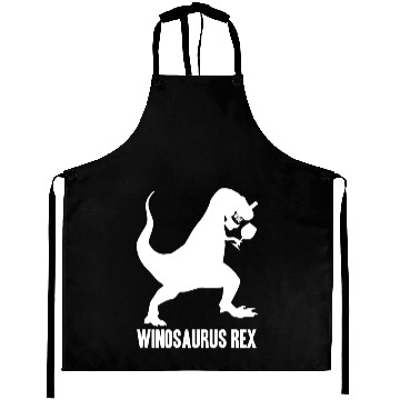 Discover Winosaurus Wine Dinosaur T-Rex Tyrannosaurus Gift Aprons