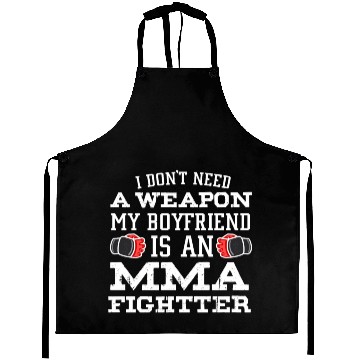 Discover MMA Girlfriend Boyfriend Is Fighter Pride Aprons