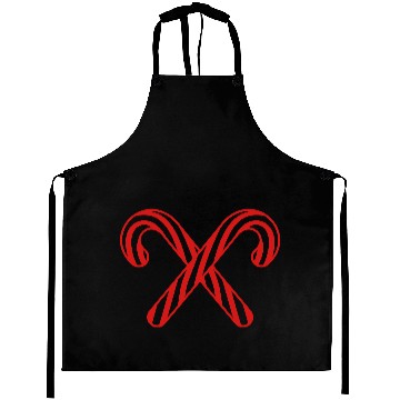 Discover cross 2 candy cane x delicious candy sugar sweet h Aprons