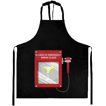 Discover Funny Emergency Margarita for Going Out Drinking Aprons