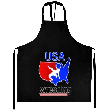 Discover USA Wrestling Tees Aprons