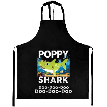 Discover Poppy Shark Aprons Doo Doo Doo Family Gift T Sh