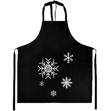 Discover Snowflake Pattern Aprons