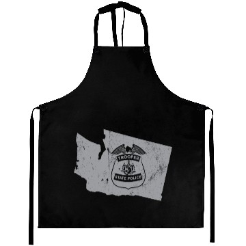 Discover Washington State Trooper Aprons Washington Highway