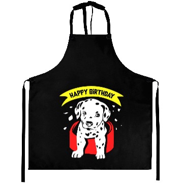 Discover Birthday Dalmatian Aprons