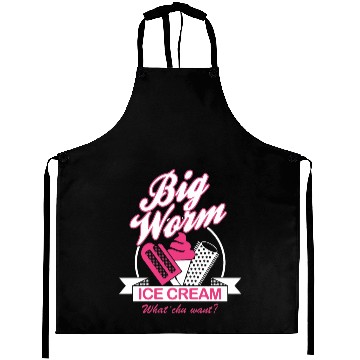 Discover BIG WORM ICE CREAM Aprons