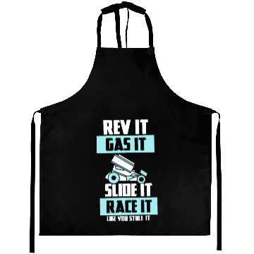 Discover SPRINT CAR RACING GIFT: Race It Like You Stole It Aprons
