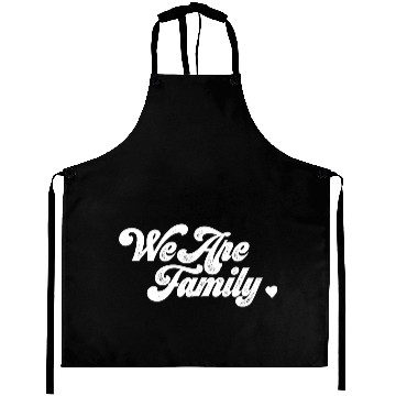 Discover We Are Family Aprons