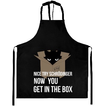 Discover Schrodinger'S Cat - Quantum Mechanics Physics Aprons