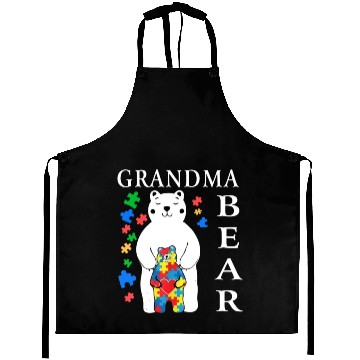 Discover Grandma Bear Autism Awareness Aprons