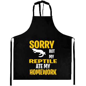 Discover Funny Reptile Gift Idea Aprons