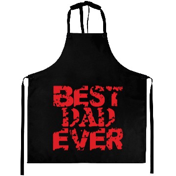 Discover Red Best Dad Ever Aprons