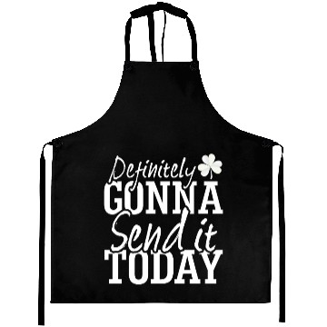 Discover Send it Saint Patricks Aprons