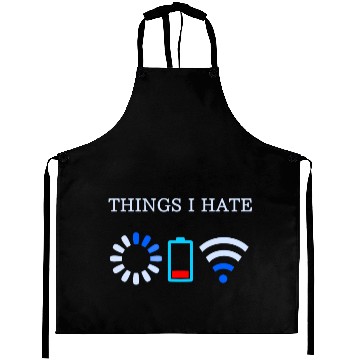 Discover Things I Hate Computer Coders Aprons Best Geeky Aprons