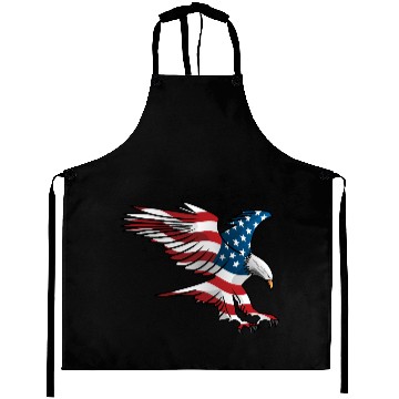 Discover Patriotic American Eagle Aprons