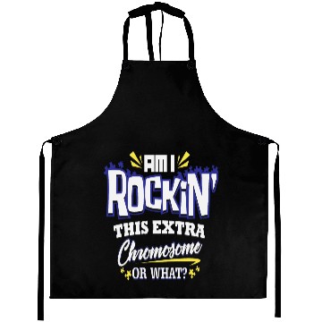 Discover Down Syndrome Awareness Support Trisomy 21 Gift Aprons