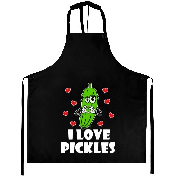 Discover I Love Pickles Squad Pickle Party Funny Pickle Aprons