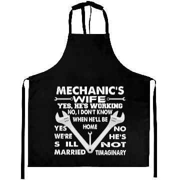Discover mechanic, wife, job jobs work03 Aprons
