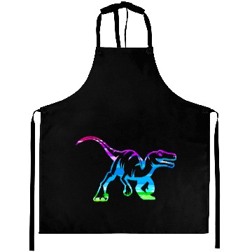 Discover Abstract Velociraptor Design Aprons