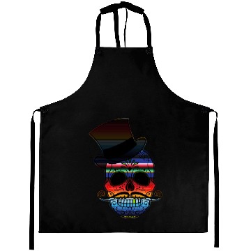 Discover Sugar Skull Design Aprons