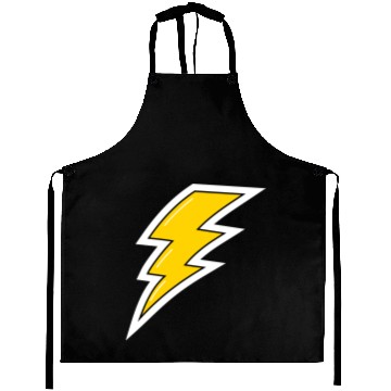 Discover Yellow Lightning, lightning bolt Aprons