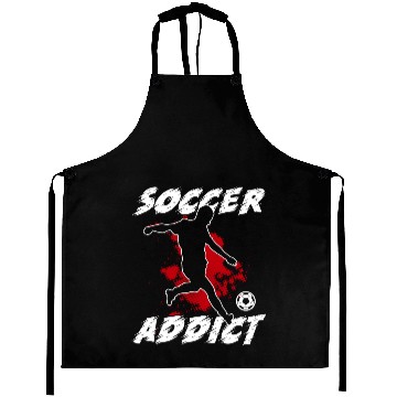 Discover Soccer Coach Red Card World Champion Aprons