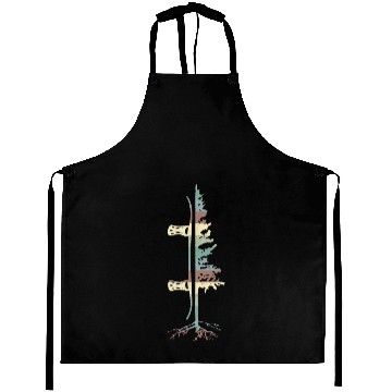 Discover Vintage Pine Snowboard Snowboarding Gift Aprons