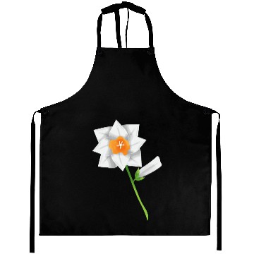 Discover Flower Spring Daffodil Narcissus White - Gift Idea Aprons