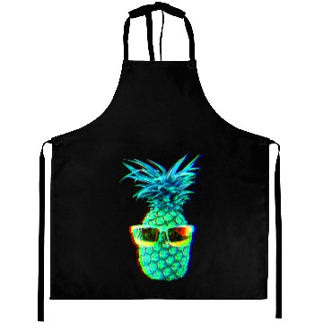 Discover EDM Pineapple EDM Trippy Neon Rave Aprons