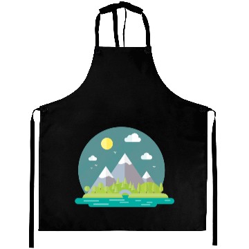 Discover travel wander explore Aprons
