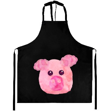 Discover Pig piggy lucky piglet gift curly tail sweet pig Aprons