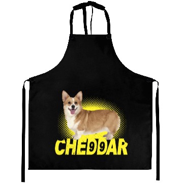 Discover Cheddar Corgi Dog Brooklyn Nine Nine B99 Aprons