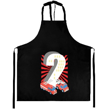 Discover Fire Brigade Aprons 2nd Birthday Boys Fire Trolle
