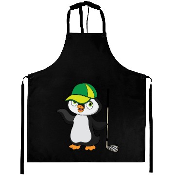 Discover Cute golf penguin Aprons design for kids