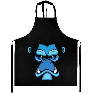 Discover king kong face Aprons