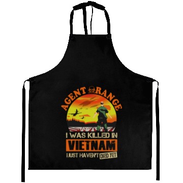Discover Agent Orange I Was Killed In Vietnam Aprons