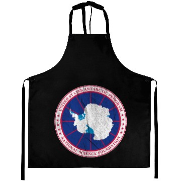Discover Antarctica USA Science Program Patch Aprons