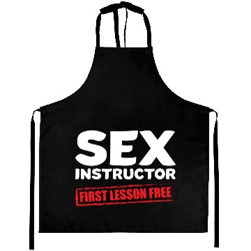 Discover Sexy Funny Quotes sx Instructor Gift Aprons