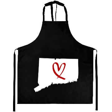 Discover I Love Connecticut Heart Aprons