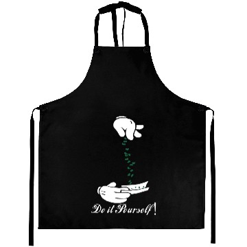 Discover MICKEY HANDS ROLLING WEED MARIJUANA Aprons
